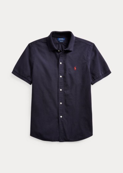 Polo Ralph Lauren Classic Fit Polo Collar Oxford Skjorte Herre Danmark (ZWPMV5276)